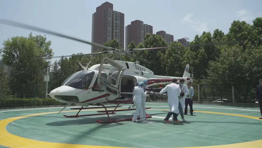 秦汉通航协助完成西安市航空紧急医疗救护演练